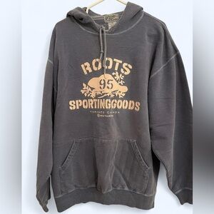 Vintage Roots Men's Washed Blue Hoodie